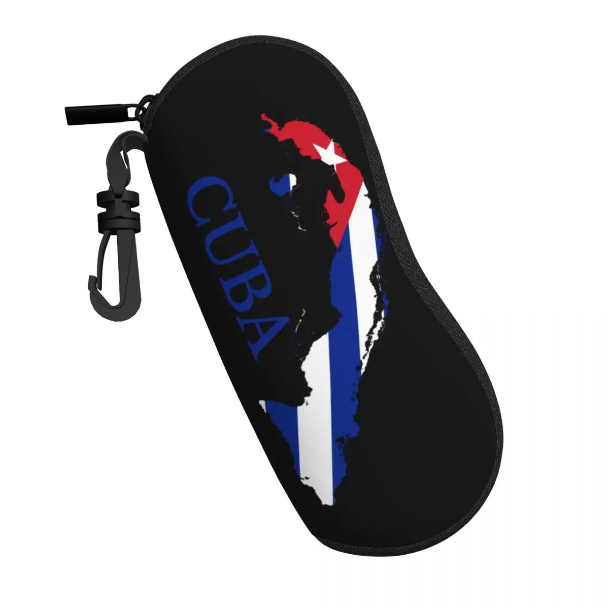 Custom Cuban Cuba Map Flag Glasses Case Cool Shell Eyeglasses Case Sunglasses Box