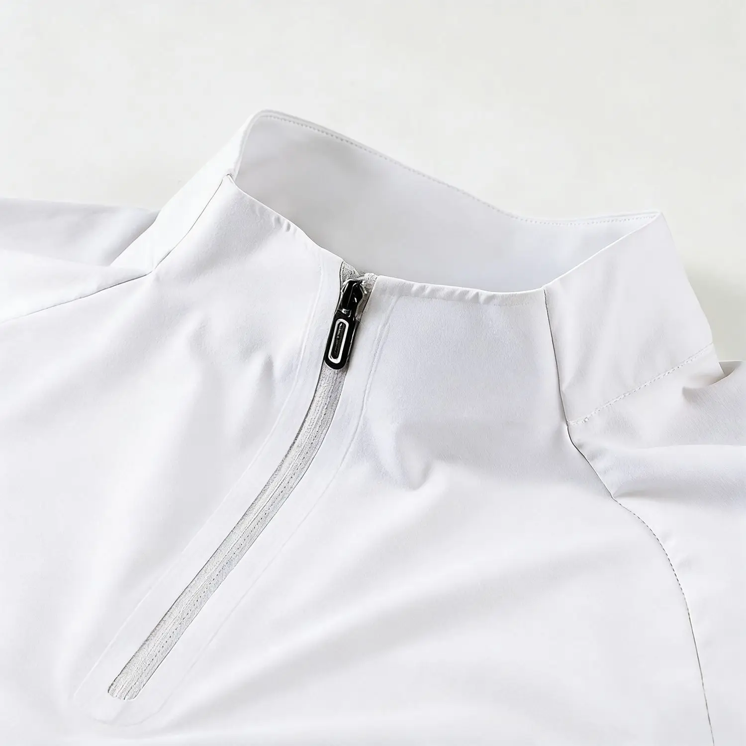 Women's Fitness Short Sleeve T-Shirt Half Zip Quick Dry Reflective Strip Cycling Clothes Summer Running Outdoor Sports Top