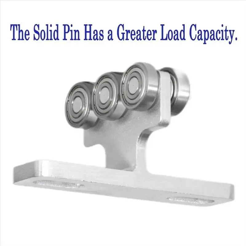 SHGO-Pulley Component Six Wheel Industrial Lifting Slide Rail Accessory High Load-Bearing Pulley 1-5/8 Wide Channel Steel
