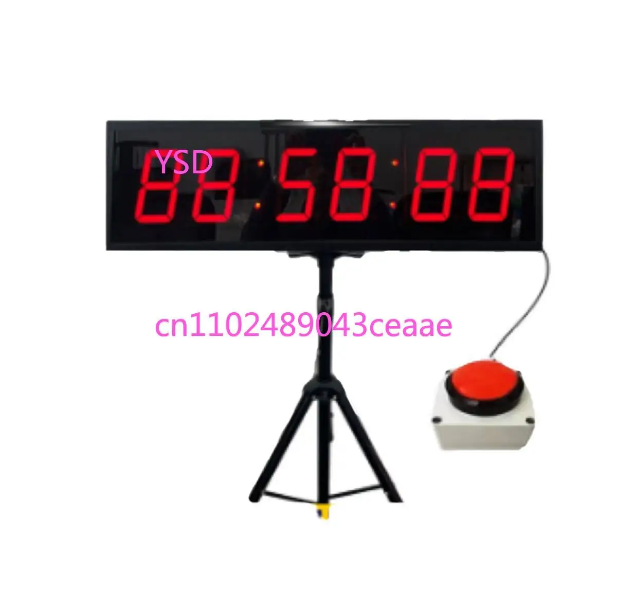 Timer race special electronic hand shot large screen stopwatch marathon sports meeting interview running LED clock