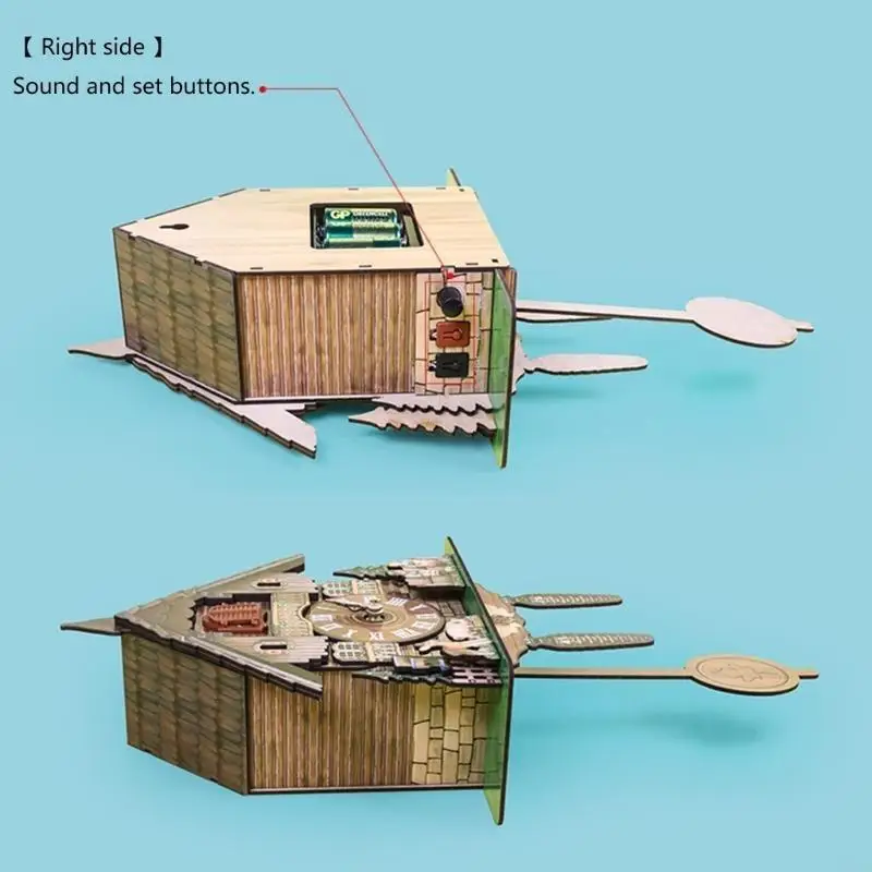 Handgefertigte Holz-Kuckucksuhr, batteriebetriebene Wanduhr, einzigartiger Charme, traditionelle Stile, präzise Zeitmessung