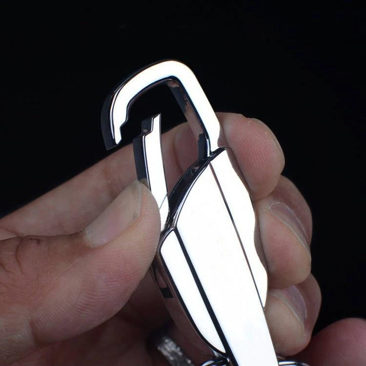 سلسلة مفاتيح لشعار السيارة من سبائك الزنك ، حلقة مفاتيح لطراز تسلا 3 ، موديل S ، موديل X ، موديل Y ، سيبرانتراك ، رودستر ، سبيس ، 1 #5