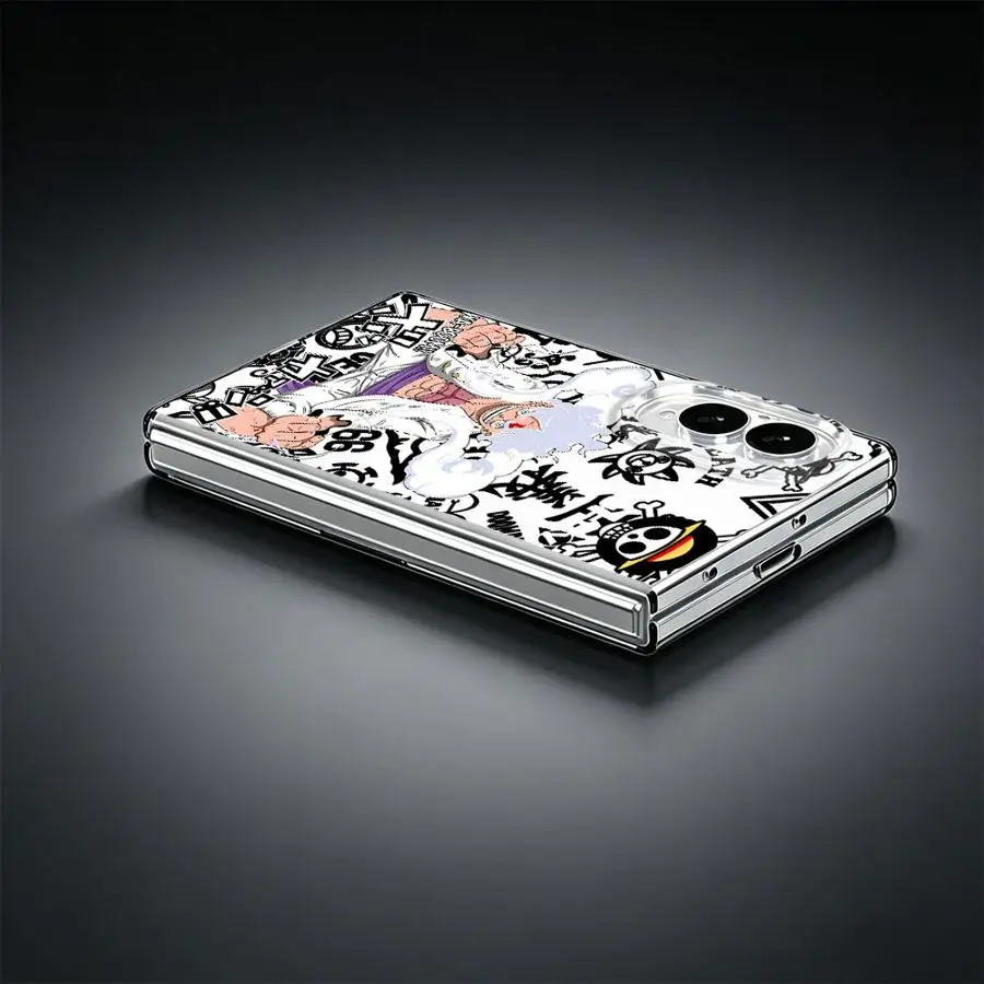 Case for Samsung Galaxy Z Fold 8 Ultra ZFold7 Z Fold 7 6 5 4 3 ZFold6 ZFold5 ZFold4 ZFold3 Phone Cover One Pieces Zoro Luffy