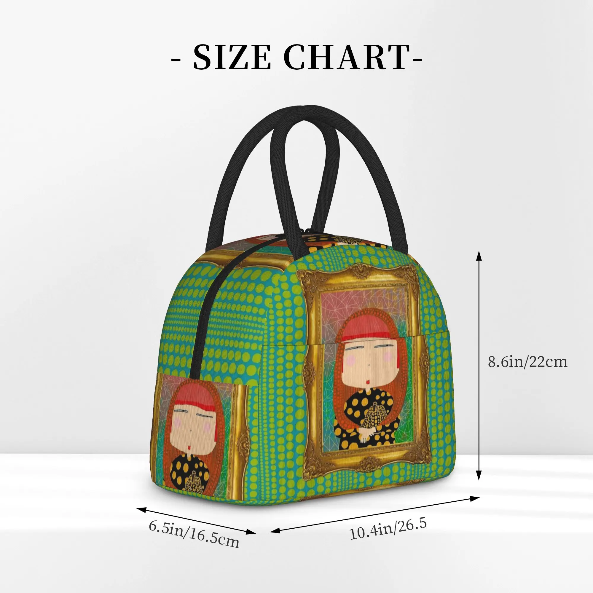 Yayoi Kusama  Insulated Lunch Bags Cooler Bag Meal Container  Leakproof Tote Lunch Box for Men Women Office  Travel