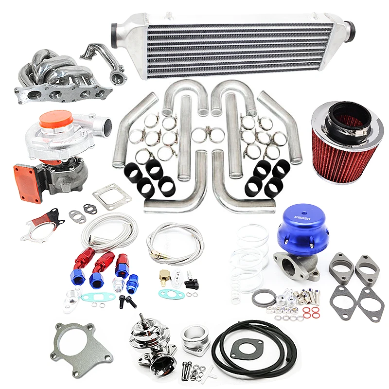 Turbo Kit T3/T4 For Toyota 88-99 Celica 90-95 MR2 SW20 3SGTE FMIC