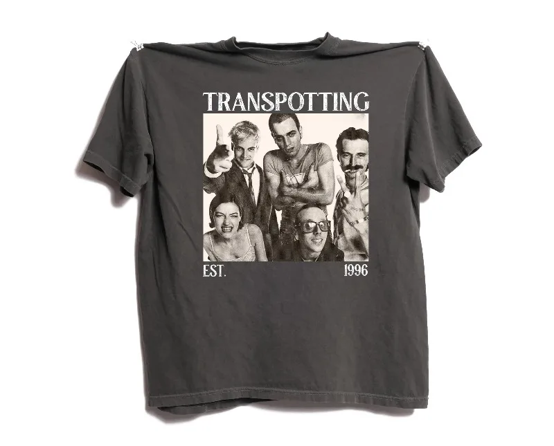 Camiseta Trainspotting Vintage Comfort Colors, camiseta retro de los años 90, camiseta holgada y transpirable de verano para hombres y mujeres