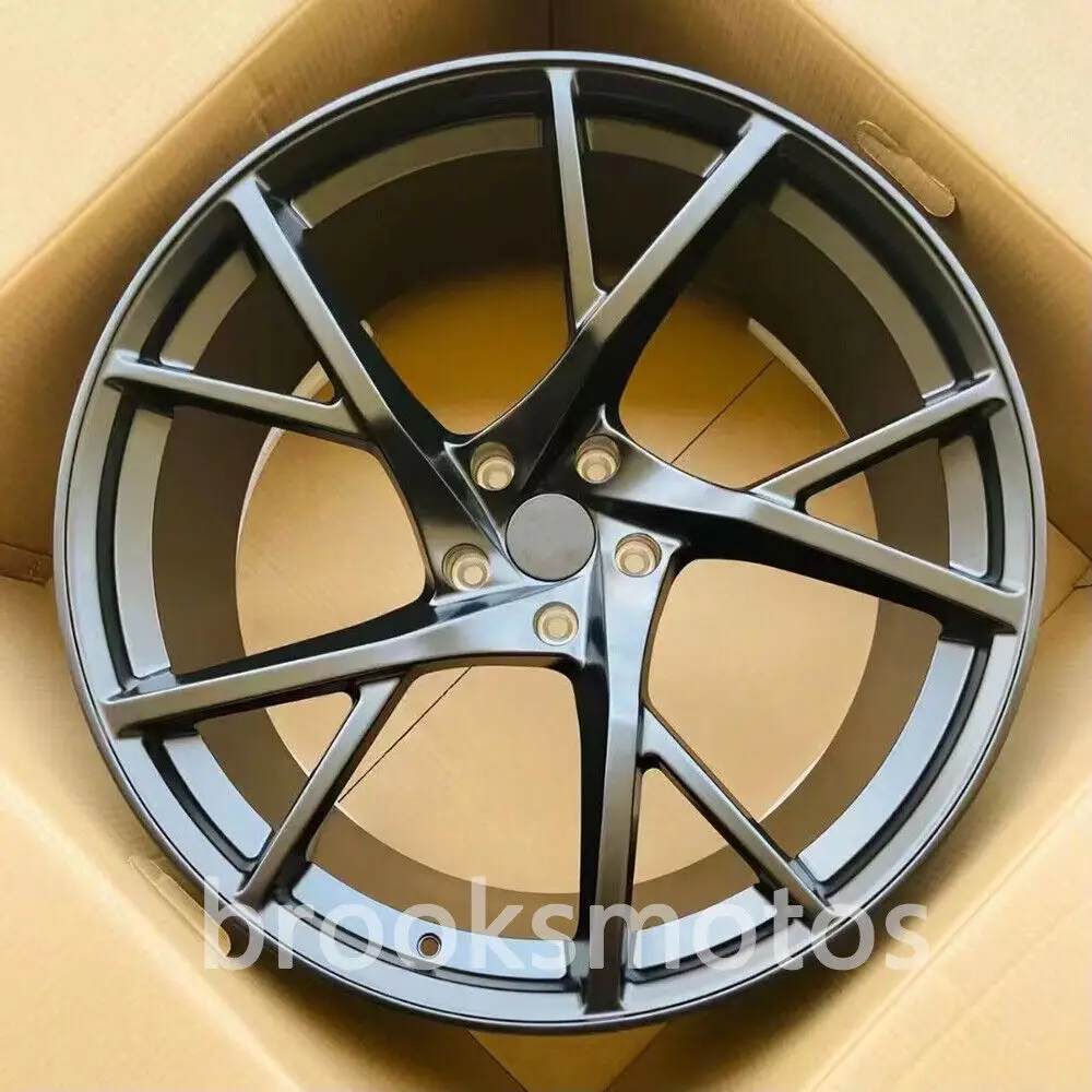 

АТЛАСНЫЕ ЧЕРНЫЕ НАКЛОВЫЕ КОЛЕСА 22 ДЮЙМА M STYLE ПОДХОДИТ ДЛЯ LAMBORGHINI URUS 22X10 22X11.5
