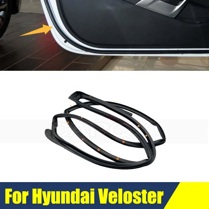 

Car Door Seal Strips Door Frame Sealing Tape Strips For Hyundai Veloster Rear Door Interior Panel Auto Accessories