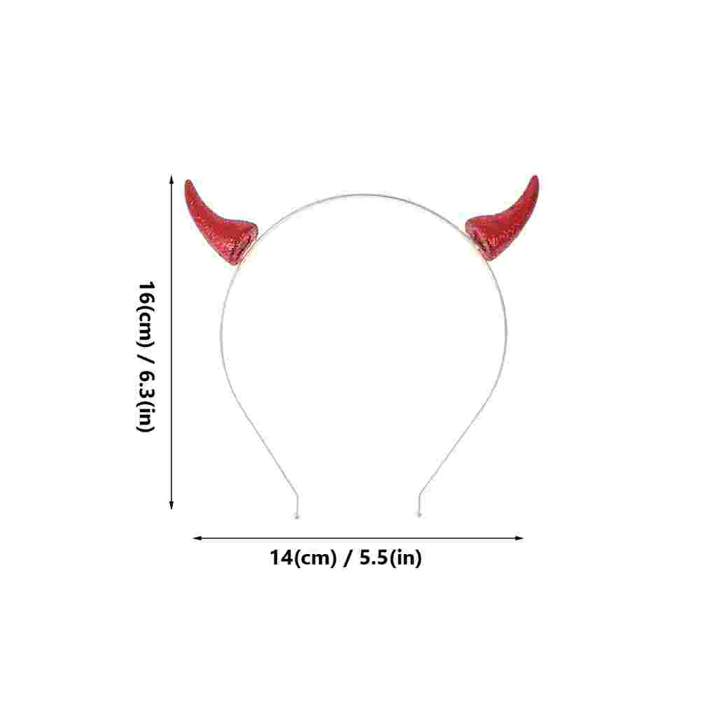 3-częściowa opaska na głowę z rogami na Halloween Faworyci na przyjęcie Ochrona środowiska Makijaż spawalniczy Akcesoria do kostiumów