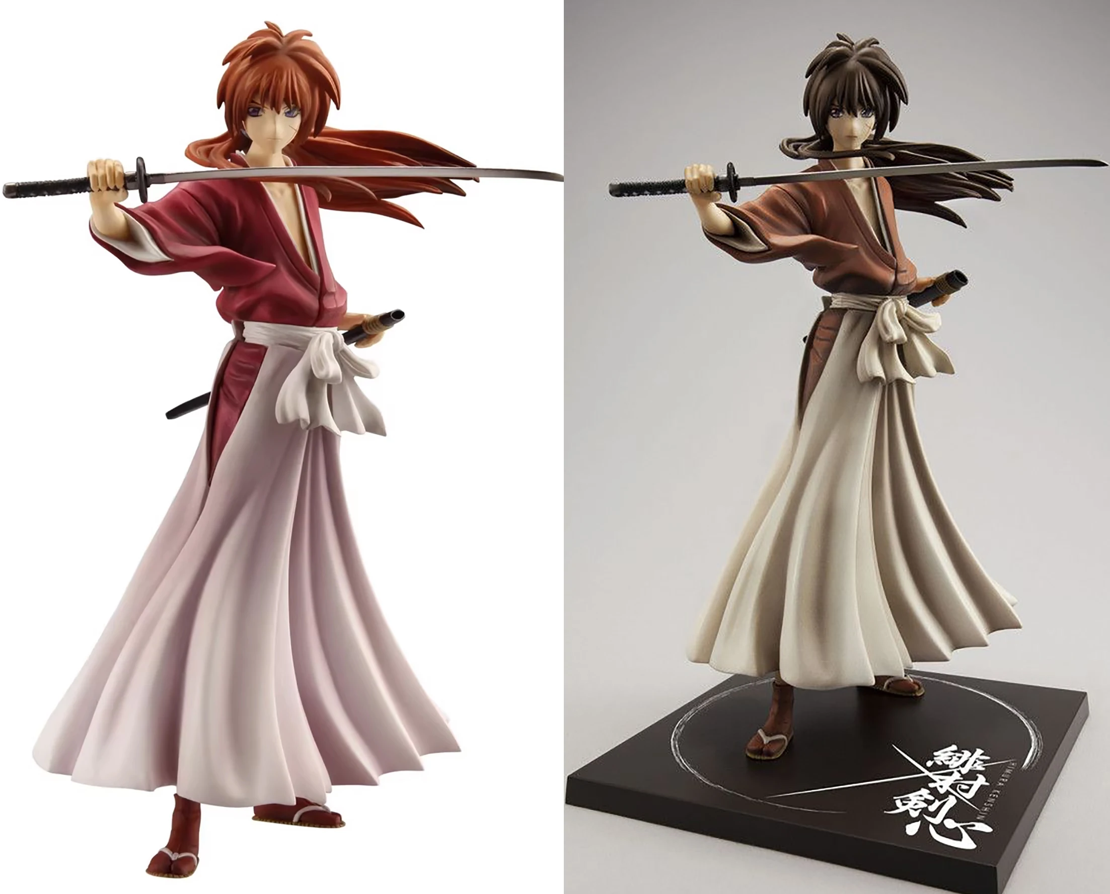 Original MegaHouse GEM Rurouni Kenshin Himura Kenshin figure 1/8 Anime Action Figure Collection  Model Toy 19.3CM In Stock