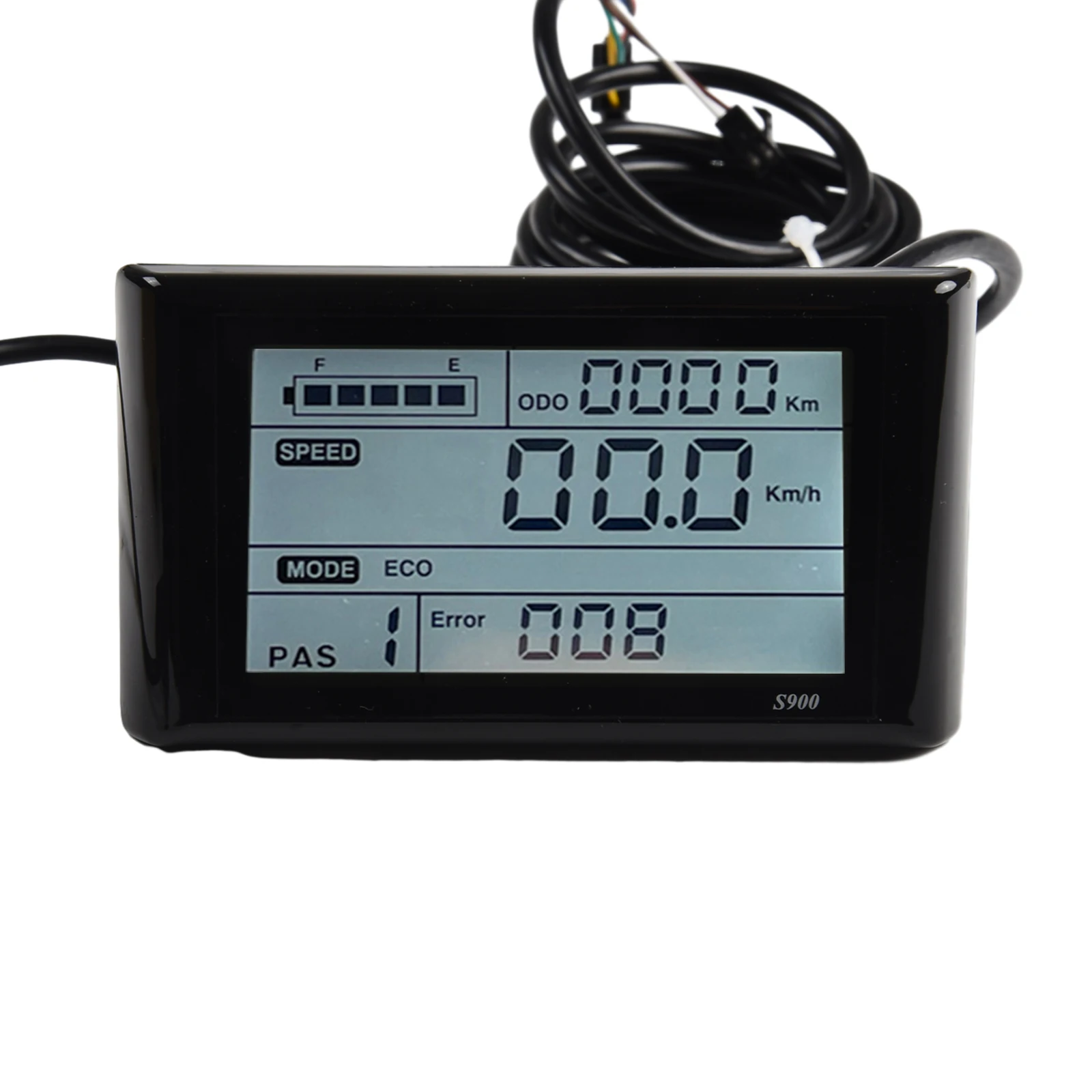 Monitor Your Ride with 24V 72V E bike Electric Bike Scooter LCD Display Panel and Enhanced Power Consumption Recording