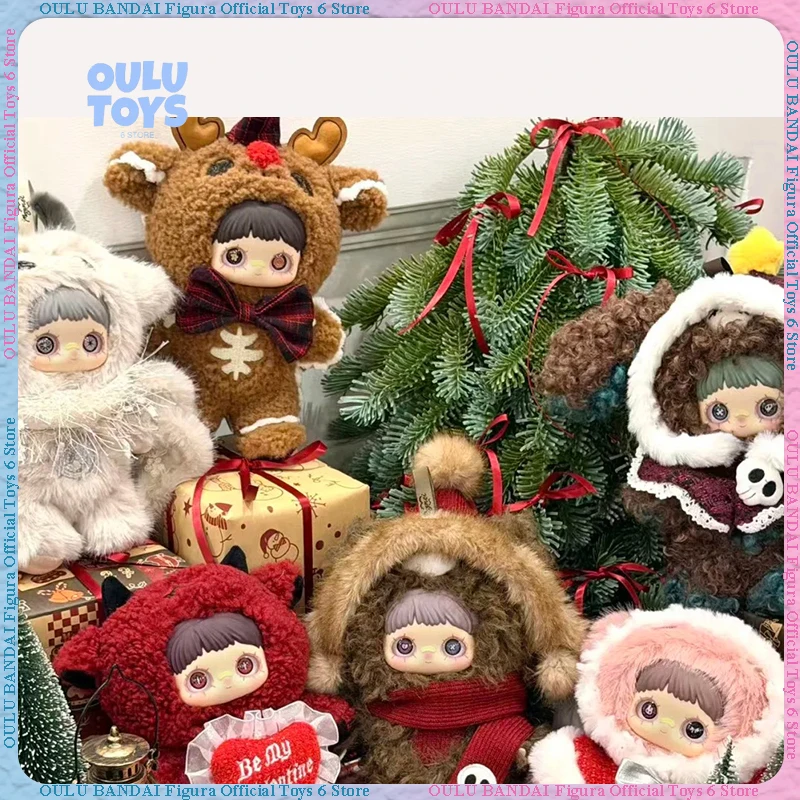 

Оригинальная слепая коробка Maymei, зимняя страна чудес, рождественская серия, милые плюшевые игрушки, сумка, подвески, украшения для комнаты, рождественские подарки для девочек