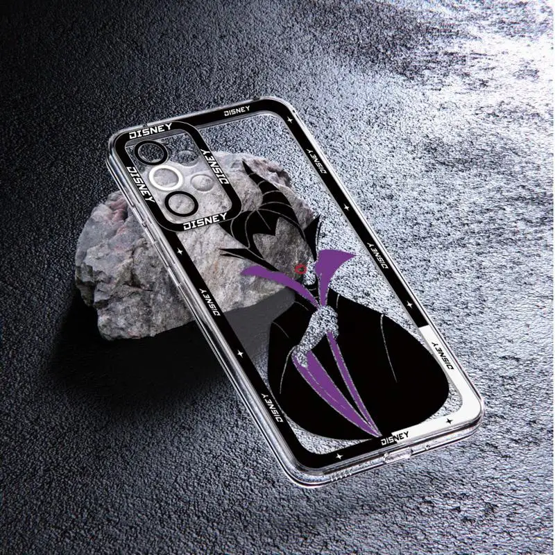 Disney Villains Case for Samsung Galaxy A54 A14 A52 A53 A12 A13 A34 A23 A33 A50 A21s A71 A32 A51 Angel Eye Clear Phone Cover