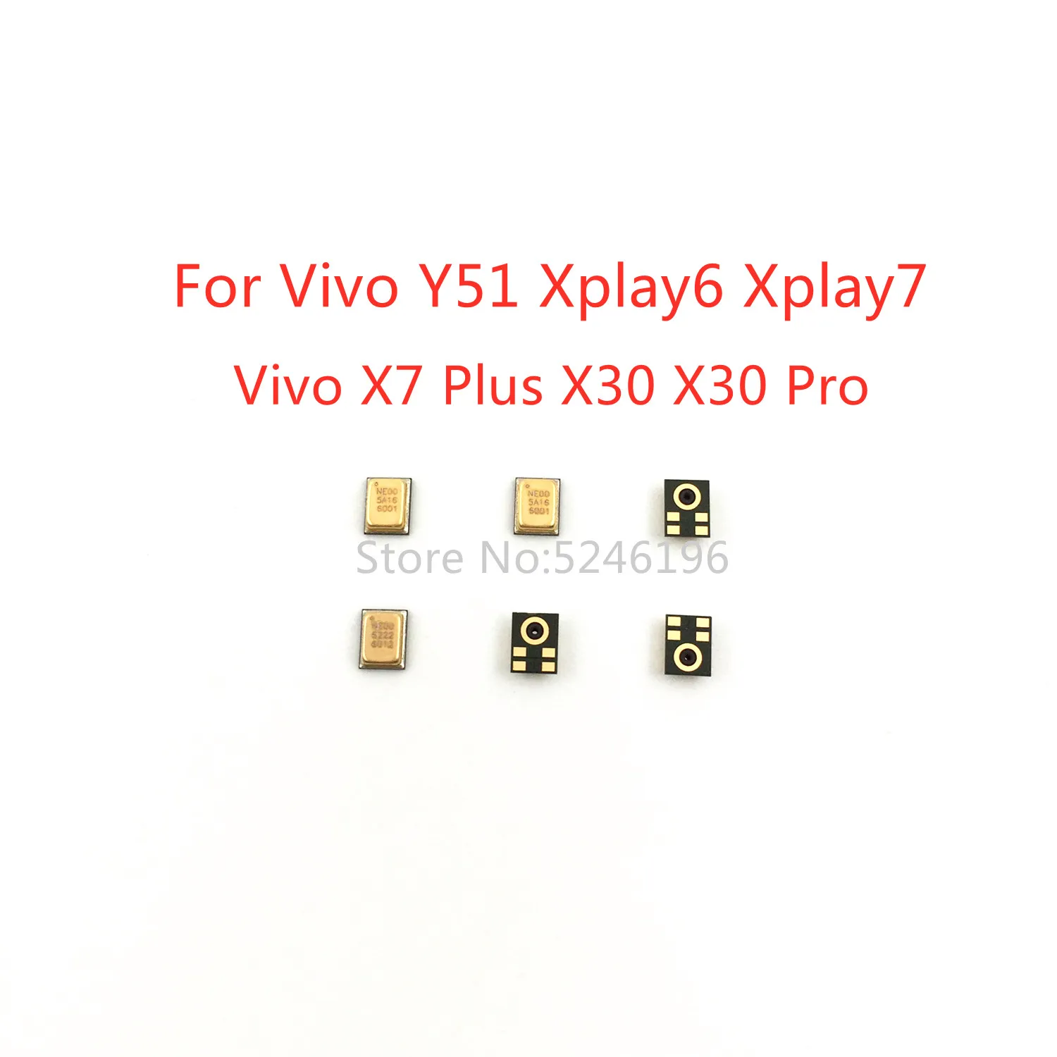 10pcs-100pcs Microphone Inner MIC Receiver Speaker For Vivo Y51 Vivo X7 Plus Vivo Xplay6 Vivo Xplay7 Vivo X30 Pro Replace Part