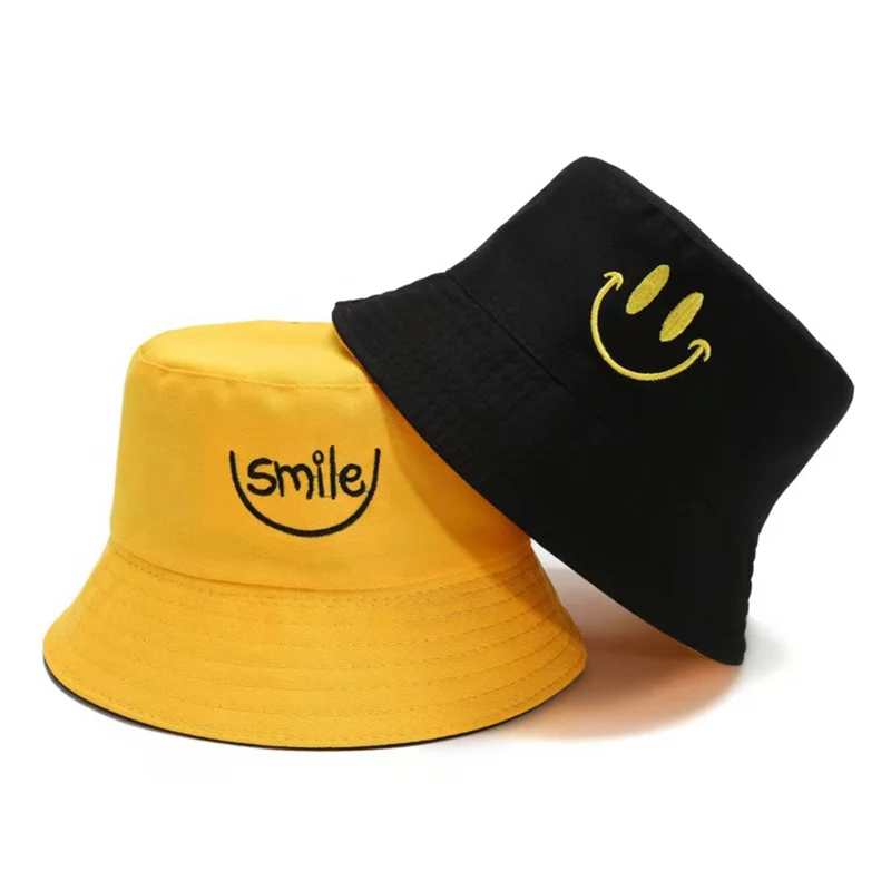 عكسها أسود أصفر بطة قبعة بحافة للرجال النساء الصيف قبعة الشمس قبعة صيد بوب حزين بنين بنما أضعاف في الهواء الطلق صياد قبعة