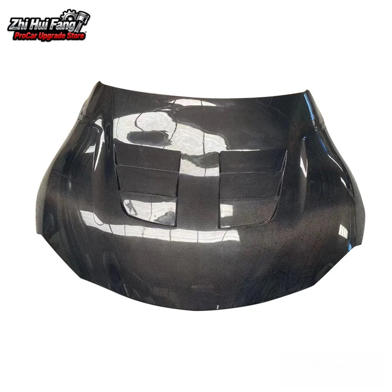 

Подходит для Toyota Supra A90 Demon King, модифицированный капот из углеродного волокна в стиле Seibon, крышка двигателя, передний капот