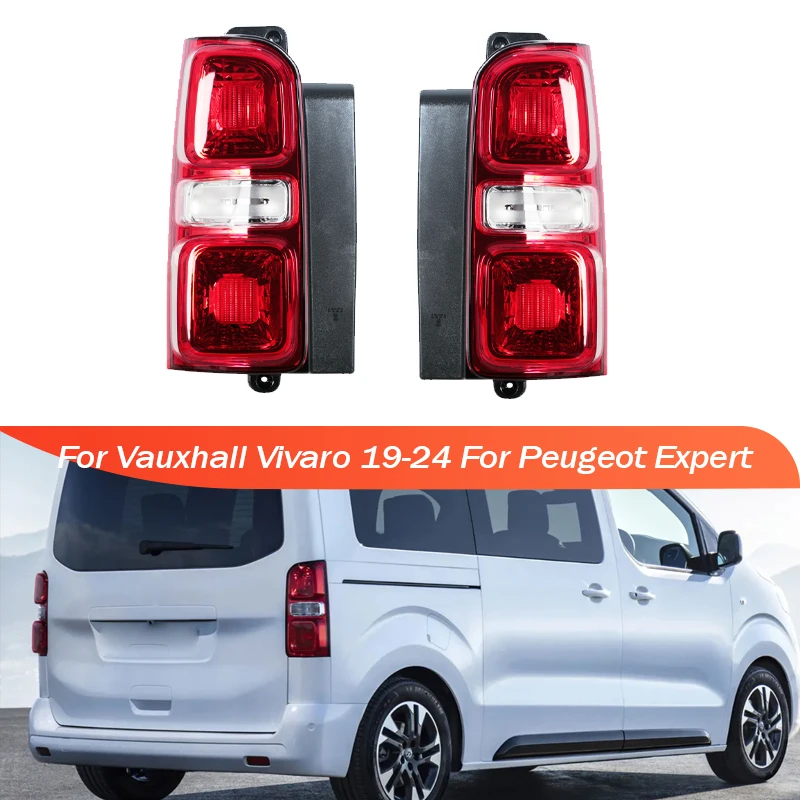Rear Tail Light Warning Lamp For Vauxhall Vivaro 2019-2024 For Peugeot Expert 2016- 2024 For Citroen Dispatch Brake Tail Light