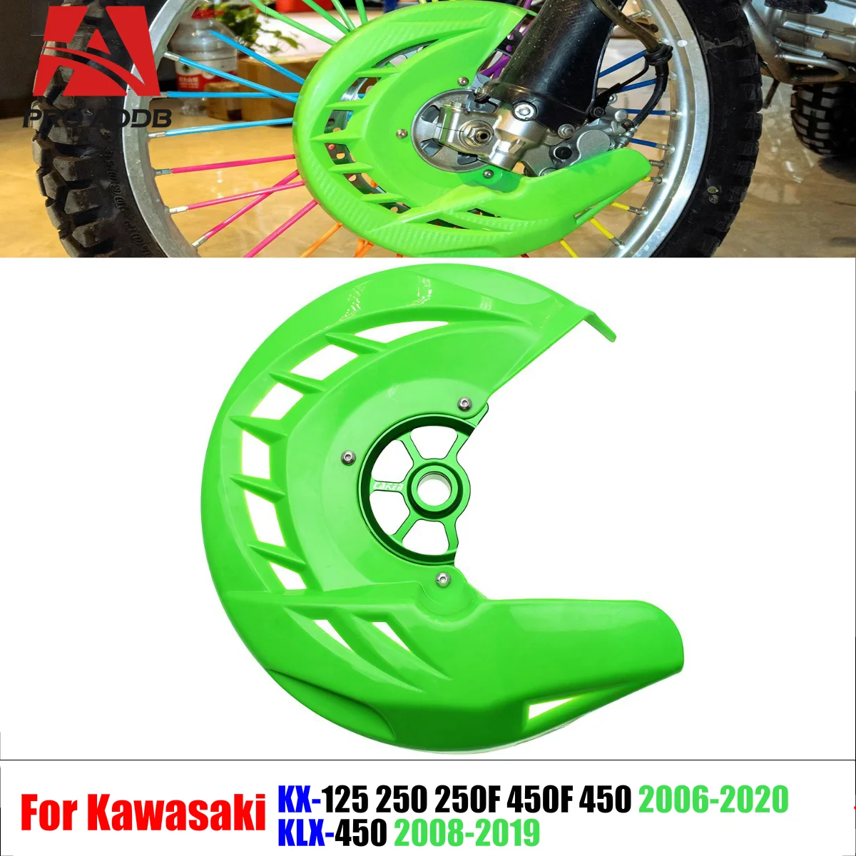 

HighQuality Motorcycle Accessories Front Brake Disc Guard Protector Cover For Kawasaki KX125 250 KX250F KX450F KXF250 450 KLX450