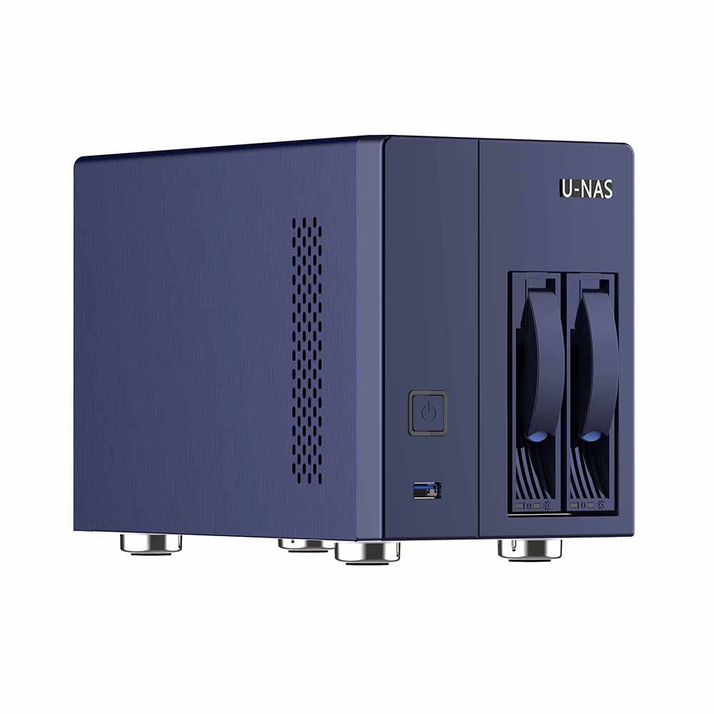 NS-202 NFS Network Data Cloud Disk Station, Home Case Storage Chassis, NAS Server, Storage Server, 2 Bay, Atacado