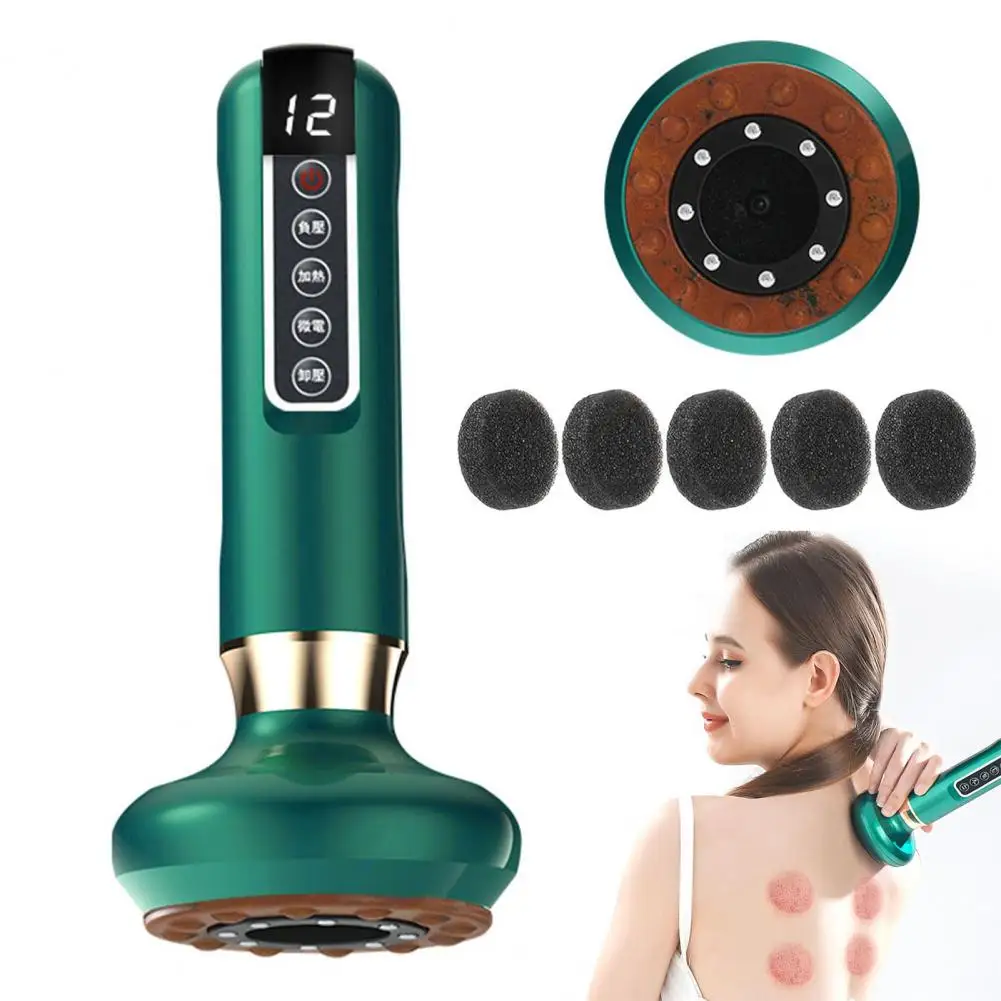 

Cellulite Back Massager With 12 Adjustable Suction Modes Lightweight Portable Rechargeable Cordless Deep Tissue Massage Device