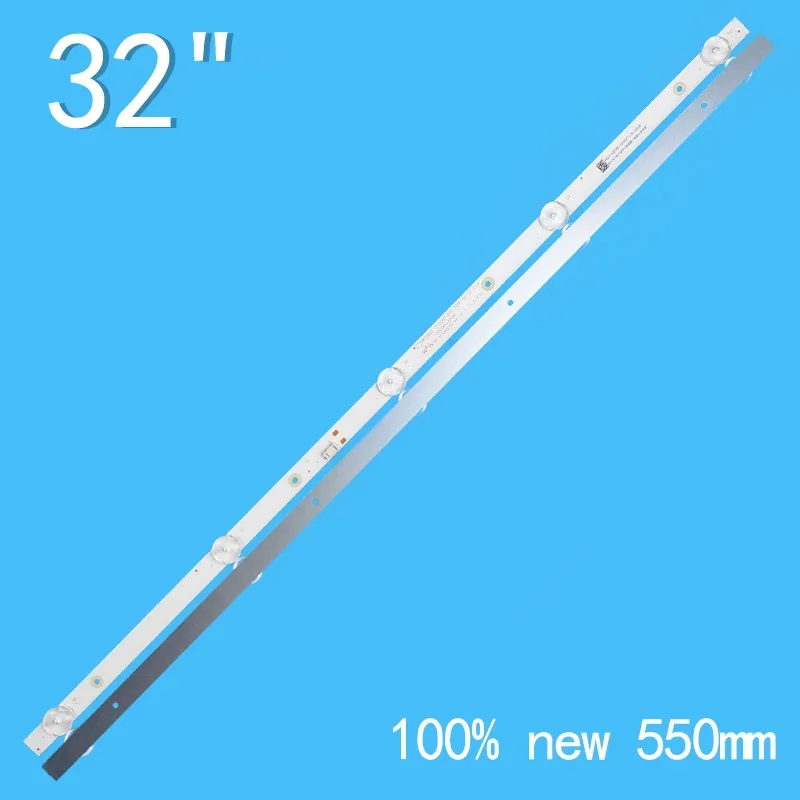 2pcs 550mm 3V2W Led Tv Backlights Strip For Skyworth 32inch SW32D05-ZC22AG-07 303SW320039 TH-32GS490 TH-32GS500DX