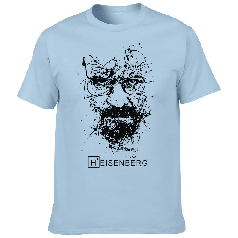 2022 European and American Creative Breaking Bad Heisenberg T-shirt TV Series Printing Men\'s Street Fashion T-shirt Casual Top