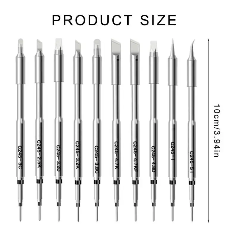 652F Stable C245 Паяльное жало с тонкими точками, эффективное для повышения точности при пайке и электронной сборке