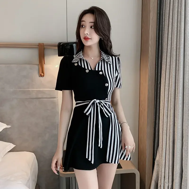 Camicie e camicette Completi corti da donna 2 pezzi Novità nella tendenza dell'abbigliamento coordinato 2025 Novità Offerta economica Novità Pantaloncini da donna