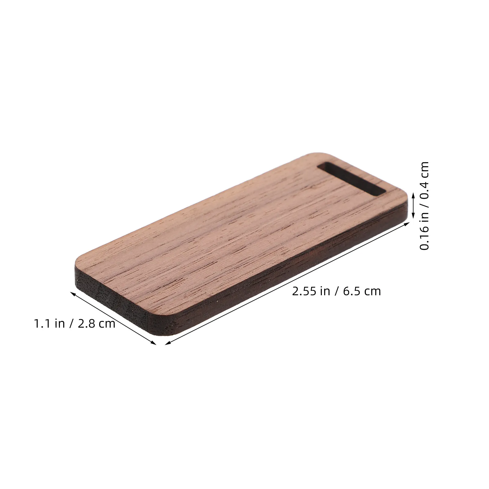 10Pcs Engravable Pet Handwritten Tags Unfinished Rectangle Solid Wood Hanging Labels 1.1x2.5 for Dog Signs Home Decor