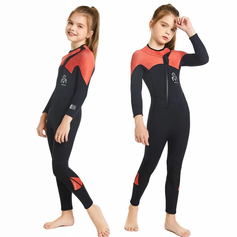 Kinderen Dik Badpak Kids Surfen Neopreen Wetsuit Onderwater Duiken Pak Jongens Jellyfish Badmode Meisjes Badpak