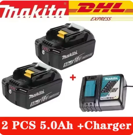 100% original makita battery 18v Tools Lithium Battery 6Ah 5Ah 9Ah for makita DTW700 DDF487 DTD173 DGA404 HR140D DJV182