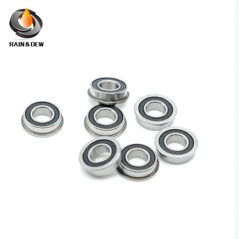 F6003 F6003RS Bearing F6003-2RS 20*35*11 mm (4PCS) Flange Ball Bearings F6003-RS Garden Cart Wheel Bearing