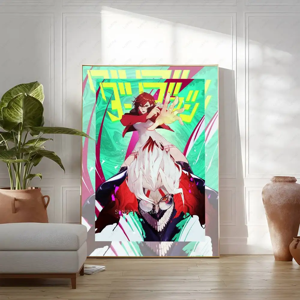 أنيمي D-DanDadan ملصق مقاوم للماء ورقة طباعة غرفة ملصقات ديكور لتزيين الغرف الفن جدار الديكور غرفة نوم غرفة المعيشة #4