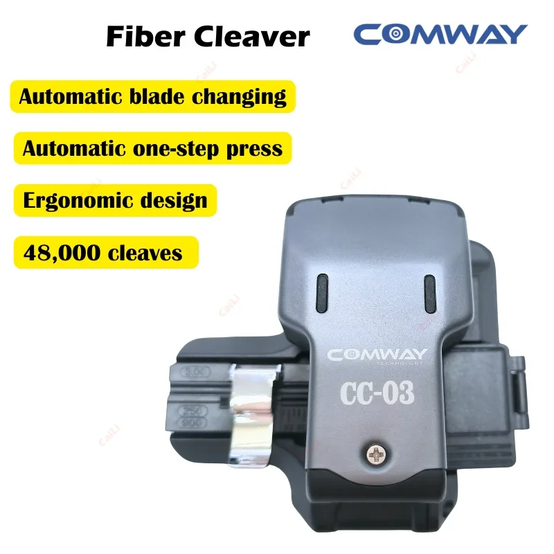 2026/COMWAY CC-03 Original One-Step Fiber Optic Cleaver Automatic High Precision Fiber Cutter & Splicer Tools