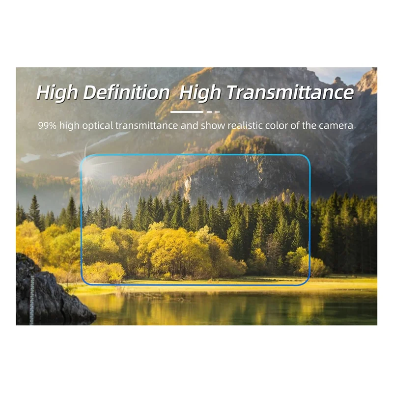 Practical-For Osmo Pocket 3 Tempered Film Accessories Multifunctional Protective Film Lens Screen HD Explosion-Proof Film,Set B