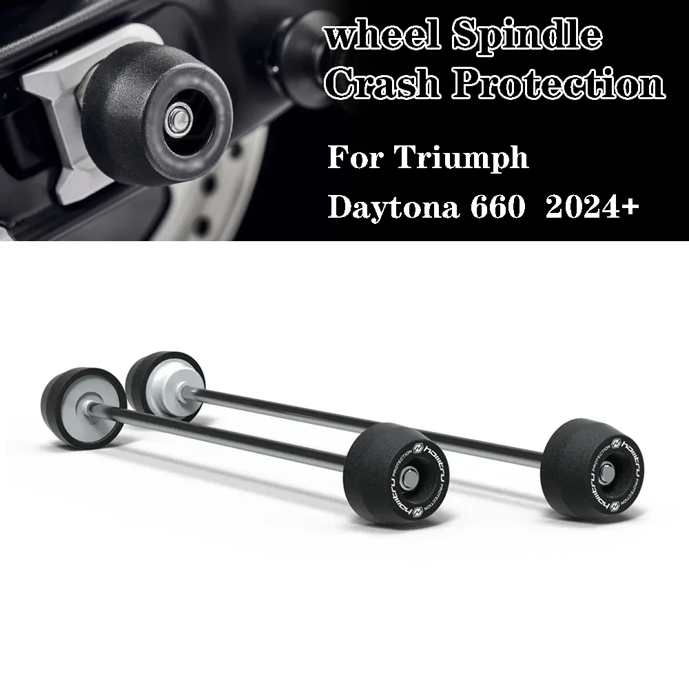 

For Triumph Daytona 660 2024-2025 Front Rear wheel Spindle Crash Protection
