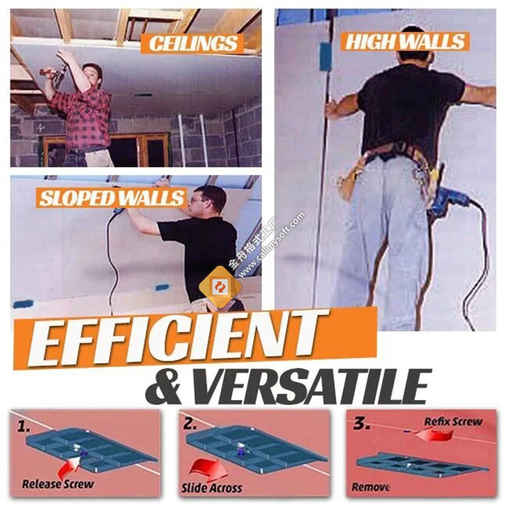 2/1PC Drywall Fitting Tool Room Ceiling Sloped Wall Decoration Carpenter Tool Ceiling Positioning Plate Plasterboard Fixing Tool