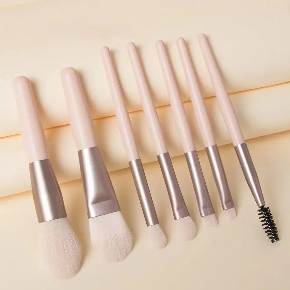 8Pcs Kosmetik Foundation Erröten Pulver Lidschatten Blending Make-Up Pinsel Weichen, Flauschigen Make-Up Pinsel Schönheit Werkzeuge Make-Up Pinsel
