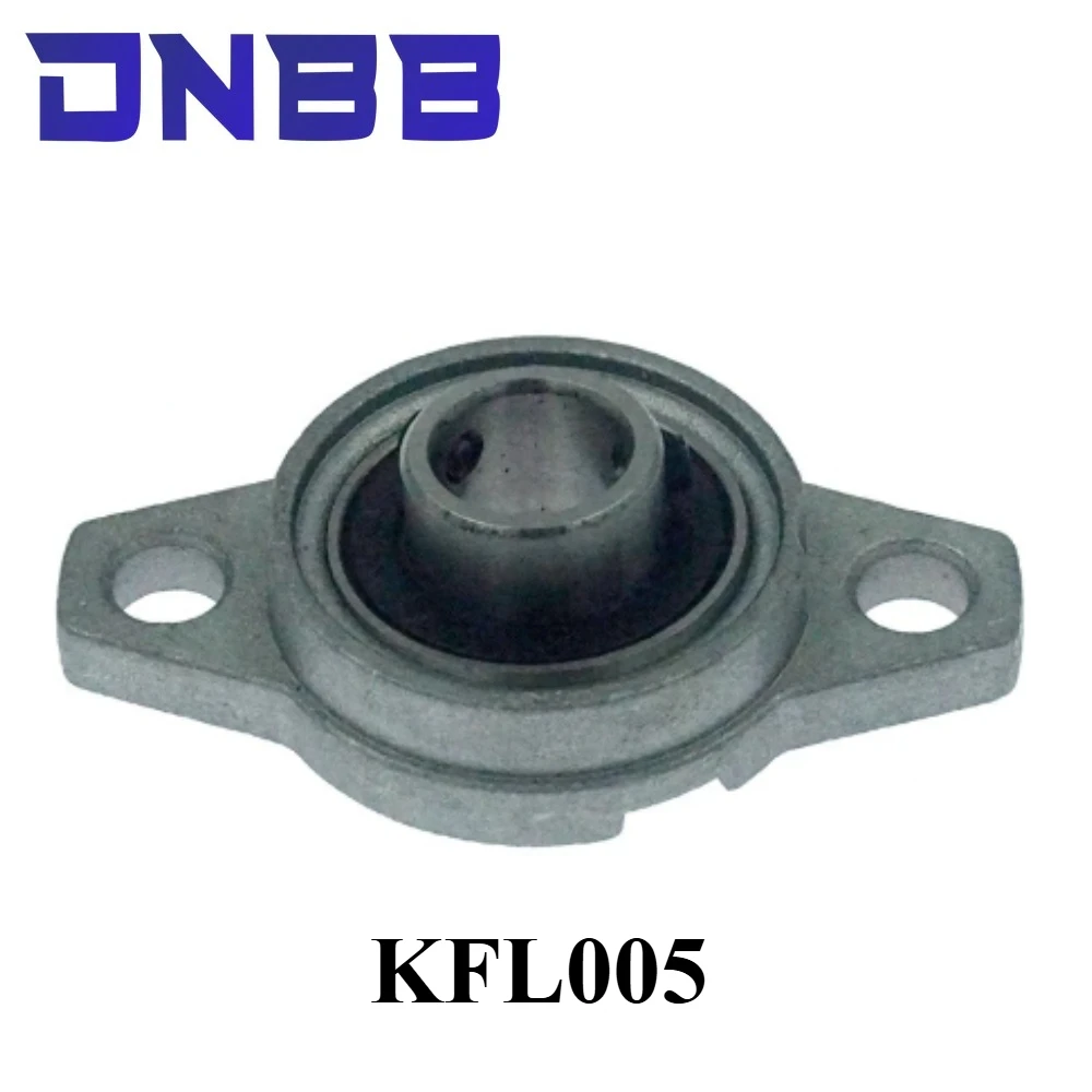 1PCS KFL005 25mm  Horizontal Vertical Bearing KFL05 Lead Screw Support Mounted Ball Pillow Zinc Alloy PillowBlock  economic type