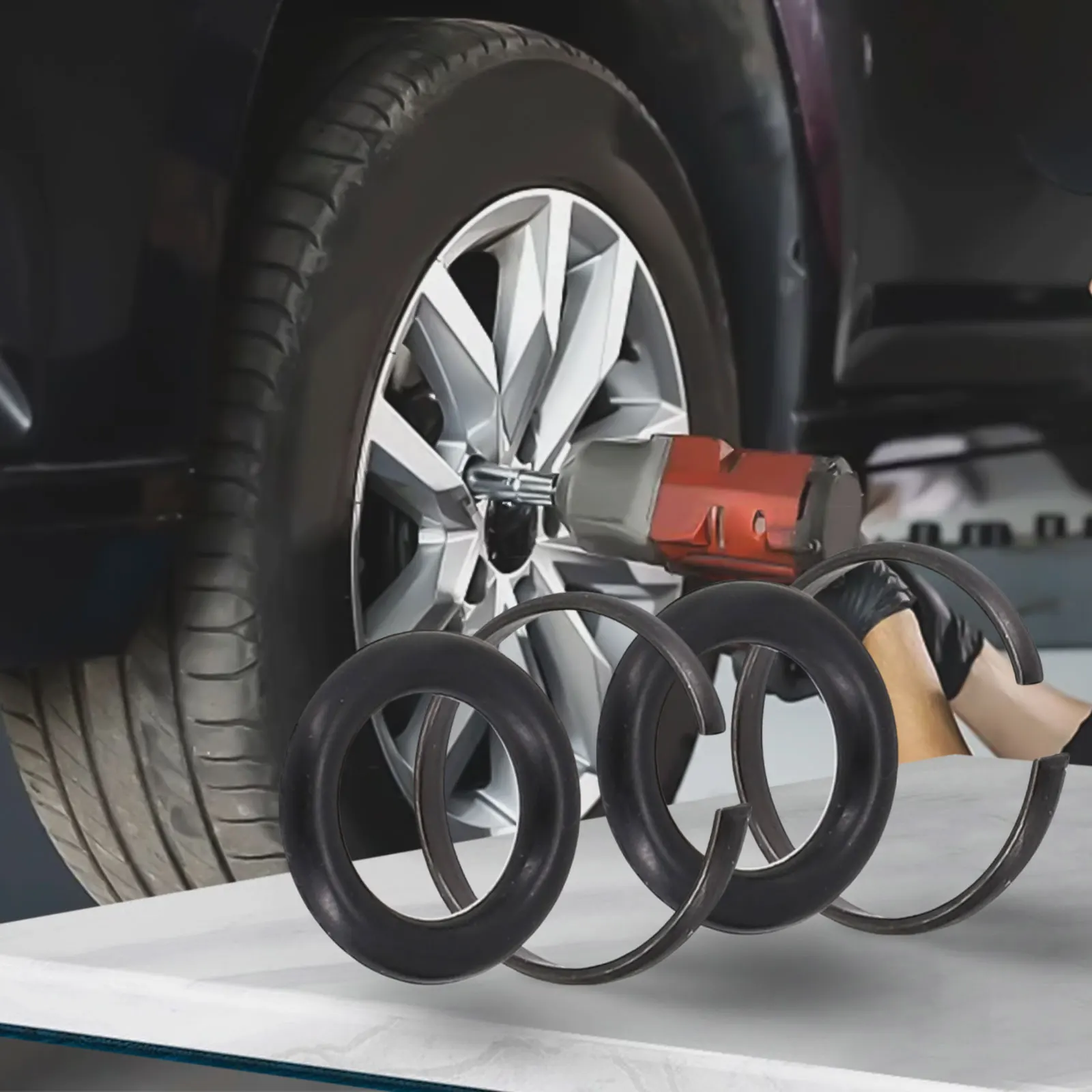 AAAAAA2SetНабор гаечных ключей, зажим с уплотнительным кольцом, 3/8 дюйма, 1/2 дюйма, стопорное кольцо для гаечного ключа для деталей мастера, аксессуары для пневматических инструментов