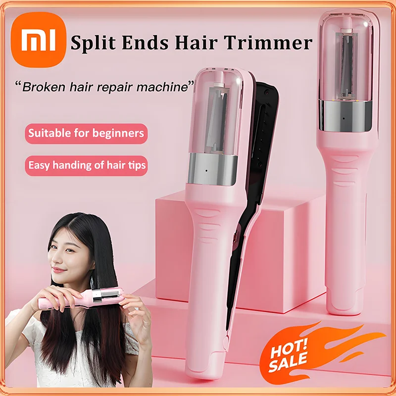 Xiaomi Hair Ends Trimmer Split Remover Dry Damaged Brittle Professional Automatic Trim Split For Women Cordless Hair Cut Clipper