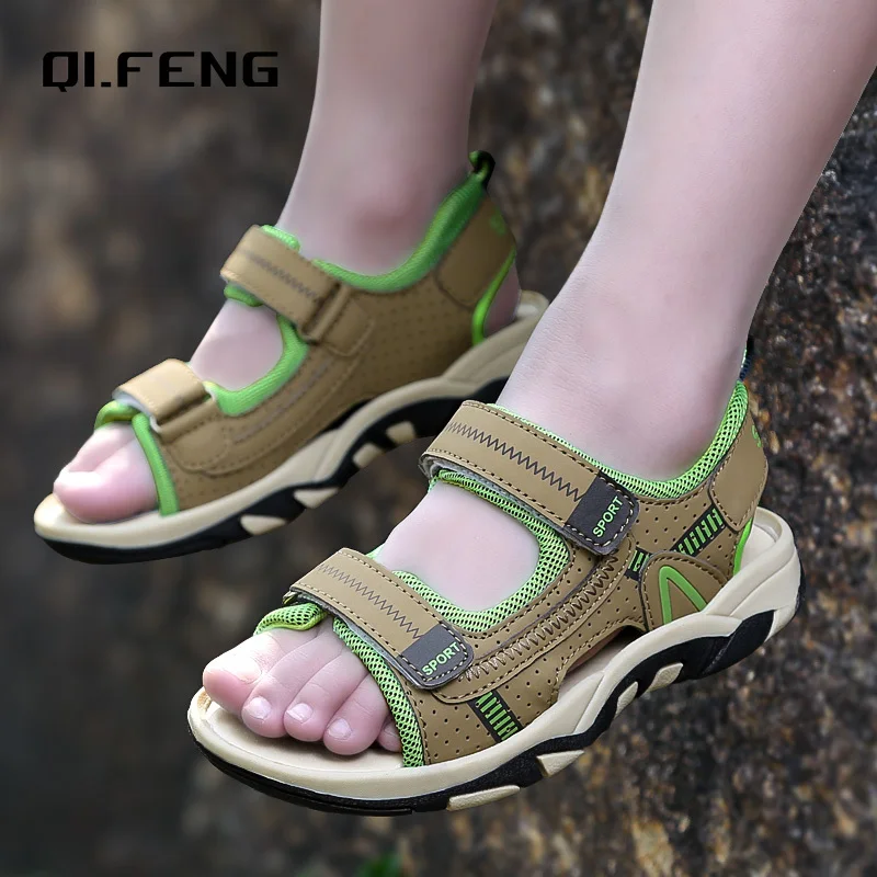 Summer Breathable Sandals Children\'s Beach Shoes Boys and Girlss Shoes Student Casual Sandals Anti slip Wear Resistant Footwear