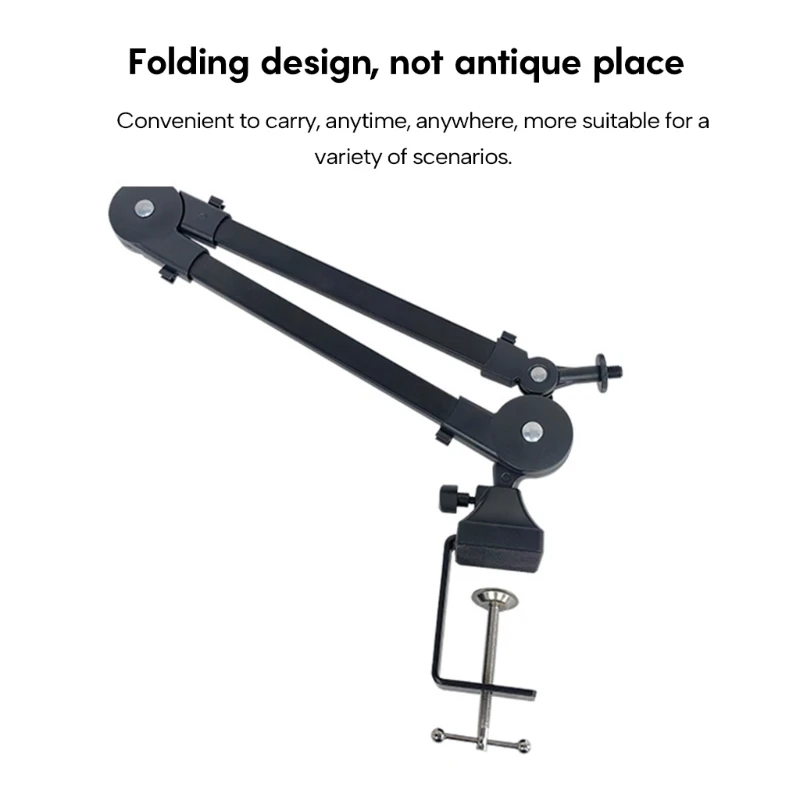 Profesjonalny metalowy stojak na ramię mikrofonu Stabilny i trwały uchwyt mikrofonu
