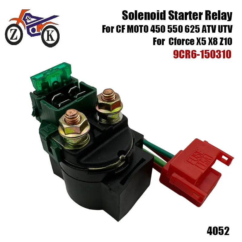 Relé de arranque solenoide para CFMOTO 400 520 550 600 625 CFORCE X5 X8 ATV UTV 9CR6-150310 9010-150310 piezas de repuesto para motocicleta