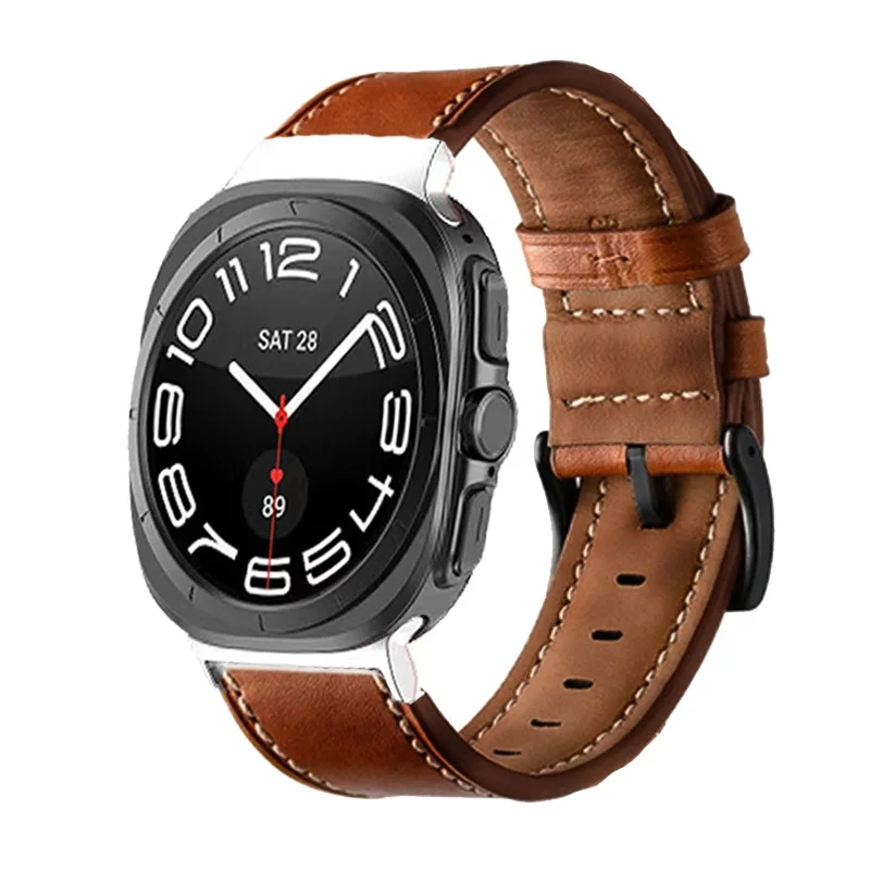 Für Samsung Galaxy Uhr 7 Ultra Edelstahl Armband Samsung Uhr 7 Ultra Leder Armband Samsung Galaxy Uhr 7 Ultra