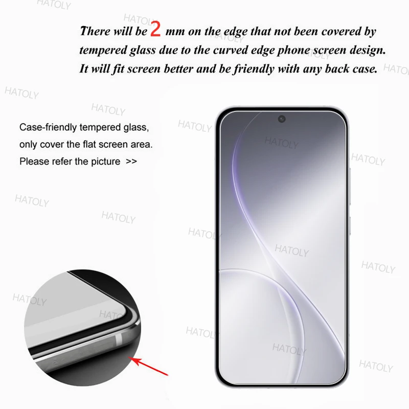 2/4 قطعة حامي الشاشة ل oppo Reno15 الصين الزجاج المقسى oppo Reno15 الصين الغراء الكامل المضادة للخدش زجاج واقي Reno15