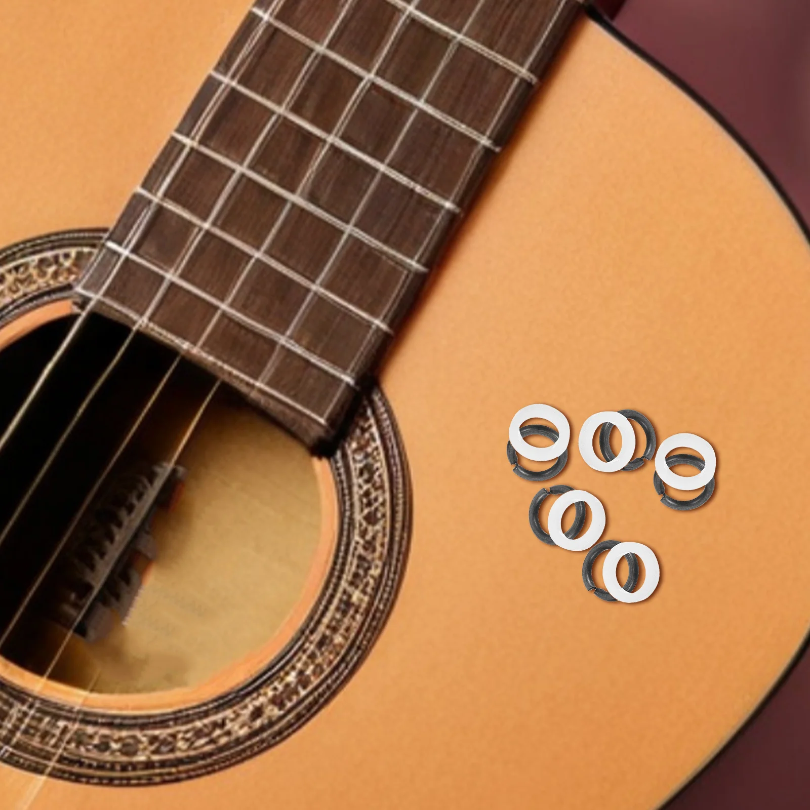 غسالة موالف الجيتار، حشية ضبط قابلة للاستبدال، فاصل متين لملحقات الجيتار الصوتي الكهربائي