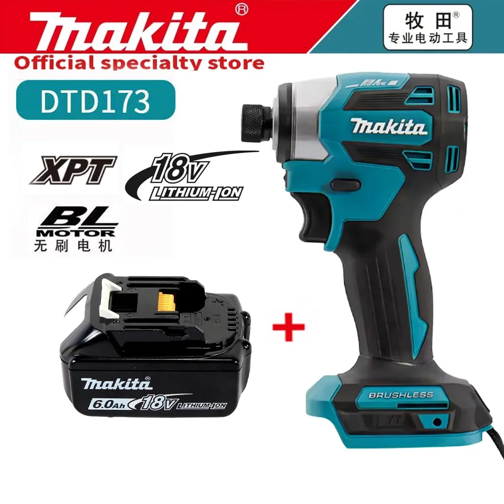 Makita DTD173 18V Cordless Impact Driver LXT BL Brushless Motor Electric Drill Wood/Bolt/ Rechargeable Power Tools