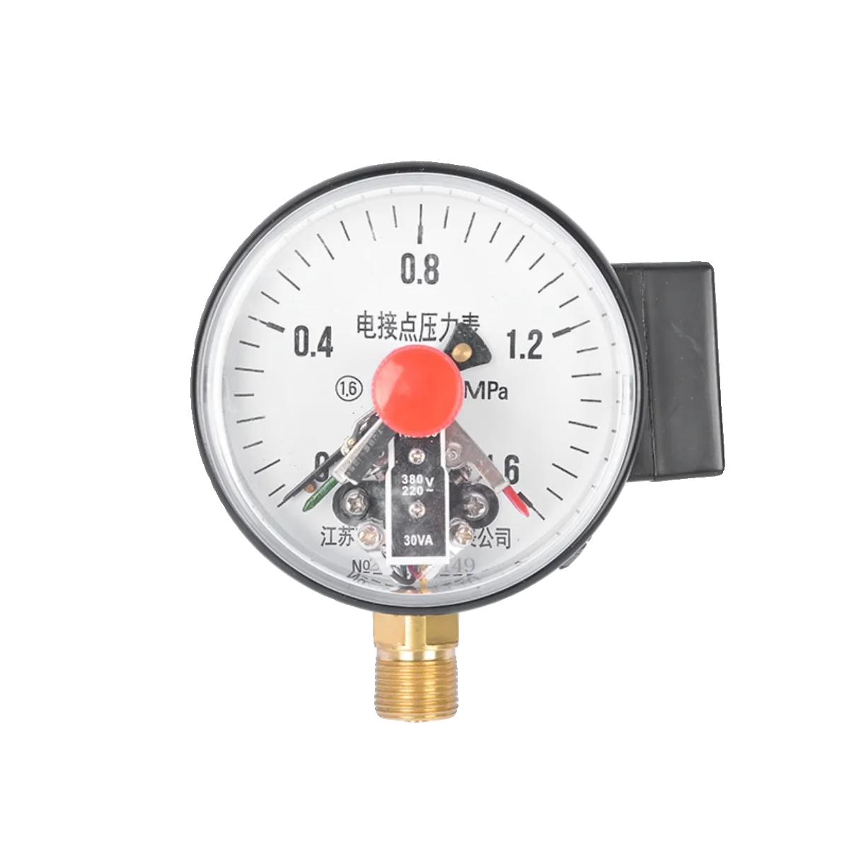 Ordinary electric contact pressure gauge YXC100 radial magnetic assisted upper and lower limit control 220V/380V