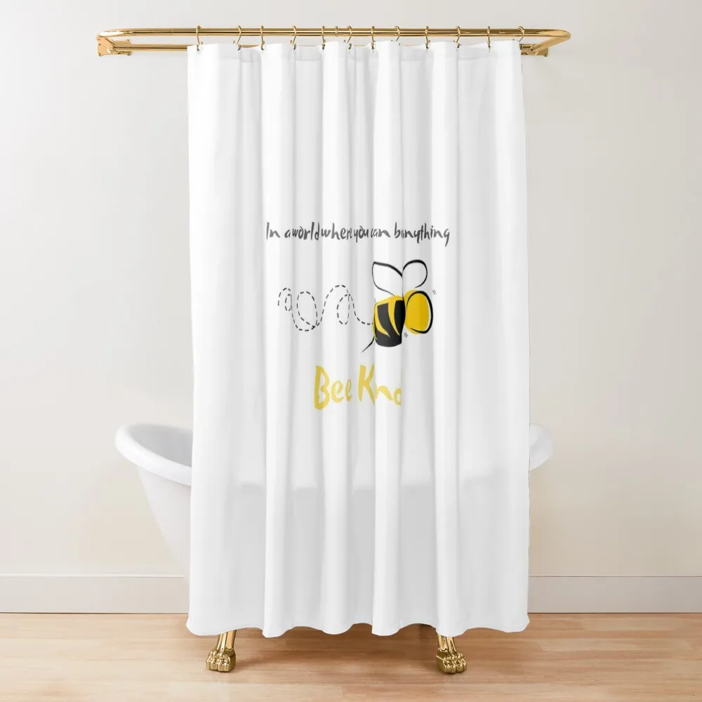 

Bee Kind Shower Curtain Bathroom Accessorys Elegant Bathroom For Bathrooms With Beautiful Designs Bathroom Showers Curtain